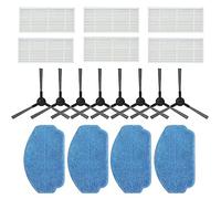 JJ Neumann Replacement Parts for MAMNV BR150/BR151, for ZCWA BR150/BR151, for MANVINS G20, for ONSON BR150/BR151, for GTTVO BR150/BR151 Robot Vacuum Cleaner Accesosries Side Brushes, Filters, Mops