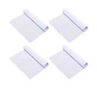 JJ PRIME - 4 Packs Cotton Aida 14 Count Cloth Cross Stitch Embroidery Fabric | Needlework DIY Craft | Cross Stitch Accessories | White Cross-Stitch Fabric (50 x 50cm / 19.5" x 19.5")