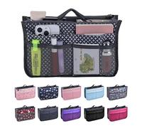 JJ PRIME - Handbag Organiser | Storage Pouch | Women's Organizer | Tote Bag Organizer (Diamond)