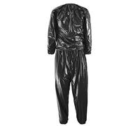 JJ PRIME Weight Loss Sweat Suit | Sauna Suit Slimming Tracksuit | Sweat Suits for Weight Loss for Women Men All Body Fitness Gym Sports Exercise Indoor Outdoor (Black, Size M, UK Chest 37-39")