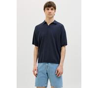JJ REBEL Callum Knit Split Neck Polo M