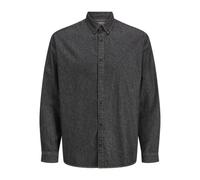 JJ rebel Jrebavan Shirt Ls, Black Denim, XS