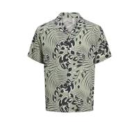 JJ REBEL Jrebbloom Resort Shirt Ss, Desert Sage, L