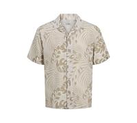JJ REBEL Jrebbloom Resort Shirt Ss, Moonbeam, M