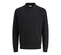 JJ rebel Jrebcallum Knit Polo Neck Ls, Black, M