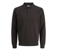 JJ rebel Jrebcallum Knit Polo Neck Ls, Chocolate Cake, L