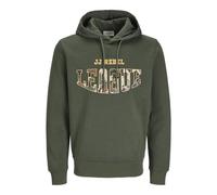 JJ REBEL JREBHAMILTON Sweat Hood, Kombu green, S