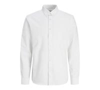 JJ REBEL Jreboscar LS Noos Shirt, White, XXL