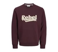 JJ rebel Jrebrakim Sweat Crew Neck, Vineyard Wine, S