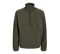 JJ REBEL Men's Jrebfleece Half Zip Jacket, Forest Night, L