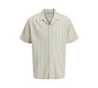 JJ REBEL Men's Jrebmaimi Crepe Shirt Ss, Moonbeam, S