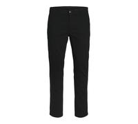 JJ REBEL Men's Jrebmichael Slim Sharp Noos Chino Trousers, Black, 28 W/32 L
