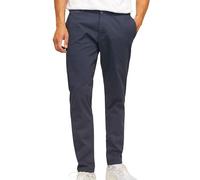 JJ REBEL Men's Jrebmichael Slim Sharp Noos Chino Trousers, Navy Blazer, 32 W/34 L