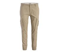 JJ REBEL Men's Jrebmichael Slim Show Noos Cargo Trousers, Crockery, 31 W/32 L