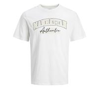 JJ REBEL Men's Jrebnewyork Tee Ss Crew Neck Sn T-Shirt, White, S
