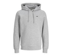 JJ REBEL Men's Jrebrebel Logo Sweat Hood Noos Sweatshirt, Light Grey Melange, S