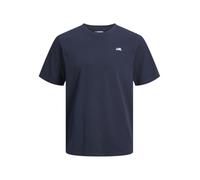 JJ REBEL Men's Jrebrebel Logo Tee Ss Crew Neck Noos T-Shirt, Sky Captain, XXL