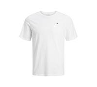 JJ REBEL Men's Jrebrebel Logo Tee Ss Crew Neck Noos T-Shirt, White, L