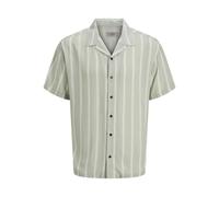 JJ REBEL Men's Jrebwater Stripe Resort Shirt Ss, Desert Sage, S