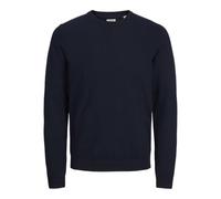 JJ REBEL Mens Callum Crew Neck Jumper Navy Blazer XL
