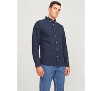 JJ REBEL Men's Jreboscar Shirt Ls Noos, Navy Blazer, M