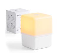 JJ&RY Warm Touch Night Light for Baby Nursery, Bedside Sleep Aid Nightlight for Kids and Adults, 2600K Amber Yellow, Dimmable Small Cordless Night Lamp for Nightstand, Bedroom, Children's Room (UK)