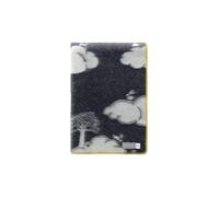 JJ Textile Elana 100% Pure Wool Blanket - Soft & Cosy With a Reversible Design - Blanket Stitched Edge, Quality All Season Wool Blanket for Bed, Sofa & Home Decor - Small Size 130cm x 90cm.