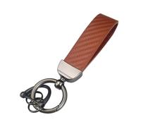JjAaYy Car Key Fob Cover for Subaru R1 R2 Ascent Chiffon Levorg Lucra Traviq Baja Tribeca Dex,Key Case Accessories with Key Fob.,A/Brown