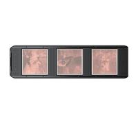 JJC 120 Film Holder for 3pcs 6×6 Format Slides, Medium Format Negative Photo Scanning Mask Magnetic Cover Fit Flatbed Scanners with Backlight