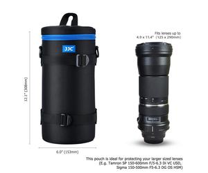 JJC 12x29cm Deluxe Camera Lens Pouch Case Bag for Sigma 200mm F2 DG OS Sports