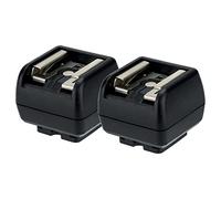 JJC 2 Pack Flash Sync Hot Shoe Adapter with PC Socket