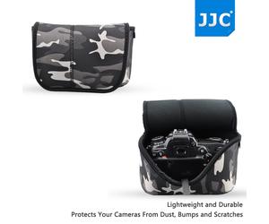 JJC 201511(cm) Camouflage Neoprene Compact Camera Case for Canon Nikon Camera