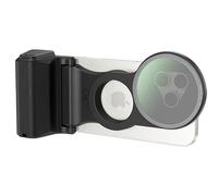 JJC 2in1 67mm Phone Filter Adapter & DSLR-style Magnetic Phone Handgirp for iPhone 16 Pro / 15 Pro / 14 Pro - mount 67mm Filter, with Bluetooth Remote, Snap Grip Handle Verstile Desk Phone Stand
