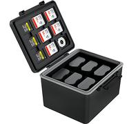 JJC 2in1 Camera Battery Case & Memory Card Holder for Canon LP-E6 for Nikon EN-EL15 Sony NP-FZ100 x6 + CF Express Typ B/XQD x 2 + CF Express Typ A x 3 + SD x6 + Micro SD x16
