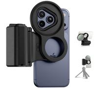 JJC 2in1 DSLR-style Magnetic Phone Handgirp & 67mm Filter Adapter for iPhone 17 Pro Max 16 Pro Max 15 Pro Max 14 Pro Max - mount 67mm Filter,Bluetooth Remote,Grip Handle