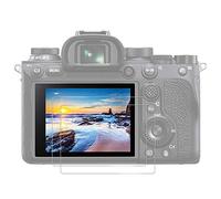 JJC 2Pcs 9H Tempered Glass Compatible with Sony A7IV A6700 A7CII A7CR ZV-E1 | ZV-E10II, Ultra-Thin HD, Anti-Scratch, Anti-Fingerprints, Shatterproof, Anti-Bubble