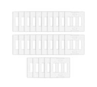 JJC 35mm Film Slide Mounts, 5cm x 5cm Format ABS Plastic Glassless Negative Photo Mount Holder, 25pcs