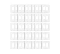 JJC 35mm Film Slide Mounts, 5cm x 5cm Format ABS Plastic Glassless Negative Photo Mount Holder, 50pcs