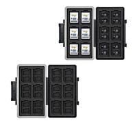 JJC 36 Slots SD Card Holder Water-Resistant Memory Card Carrying Case Storage for 24 Micro SD + 12 SD SDHC SDXC Cards