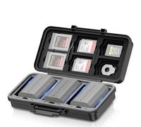 JJC 3IN1 Memory Card Case & Camera Battery Box Waterproof