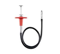 JJC 40cm Mechanical Shutter Release Cable for Fuji SLR Cameras Red | Bulb-Lock Mode, Threaded Screw Hole Button, Universal Fit, 40cm/15.7inch, Reliable Release