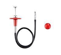 JJC 40CM Red Mechanical Locking Camera Shutter Release Cable with Red Convex Surface Soft Release Button Kit