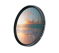 JJC 46mm Variable ND Filter (ND2 - ND2000) Adjustable Neutral Density Lens Filter,HD Optical Glass, Camera Lens Filter for Landscape Photography