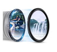 JJC 49mm True Color Variable ND2.5-ND1000 10-Stop ND Filters, ND2.5-ND32 Neutral Density Adjustable Fader w ND32 Fixed Filter for Canon RF-S 18-45mm EF-M 15-45mm & Other 49mm Lenses, No X-Cross