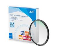 JJC 49mm White Diffusion 1/4 Filter Soft Glow Diffuser Lens Filter for Canon Sony Fuji, Mist Dreamy Cinematic Effect Camera Filter for Portrait/Ambient/Video/Vlog Photography