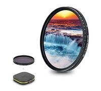 JJC 52mm Variable ND Filter ND2-ND2000 Neutral Density Fader | 11 Stops VND Filter with 18 Multi-Coated for Canon EF-S 24mm F2.8 FUJI XC 15-45mm F3.5-5.6 XF 18mm F2 Camera Lens