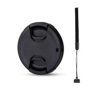 JJC 55mm Lens Cap Front Camera Lens Cover with Lens Cap Keeper for Sony FE 28-70mm f3.5-5.6 50mm f2.8 for Canon RF-S 18-150mm f3.5-6.3 EF-M 11-22mm f4-5.6 and Other Lenses with 55mm Filter Thread