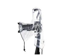 JJC 6 pieces Camera Rain Cover Protector for Canon Nikon and Other Digital SLR Cameras with lens & Flash - length and width up to 10''x6.3''/ 25x16cm, Transparent Camera Rain Coat Rain Sleeve - type C