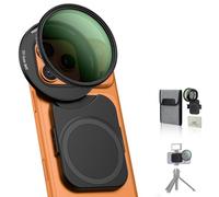 JJC 67MM Magnetic Phone Filter Mount Adapter with Variable ND2-128 (7 Stop) ND Filter for iPhone 17/16/15/14 Pro Max, 17/16/15/14 Pro, 17/16/15/14 Plus, 17/16/15/14, ND Filter Kit for iPhone