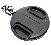 JJC 95mm Snap On/Clip On Lens Cap Protection Cover with Keeper for DSLR Camera - Black